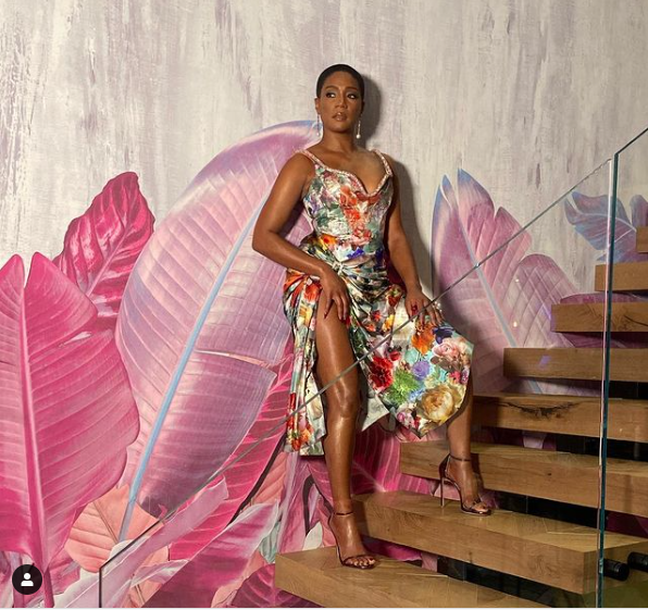 ‘Who Told You to Eat This Up Like That’?: Tiffany Haddish’s Legs Steal All of the Attention In Multicolored Dress