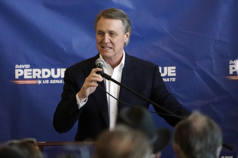 Sen. David Perdue claimed he was discriminated against as a white man