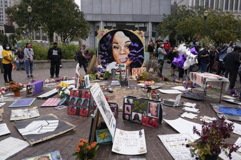 Breonna Taylor sculpture vandalized, artist calls it ‘act of racist aggression’