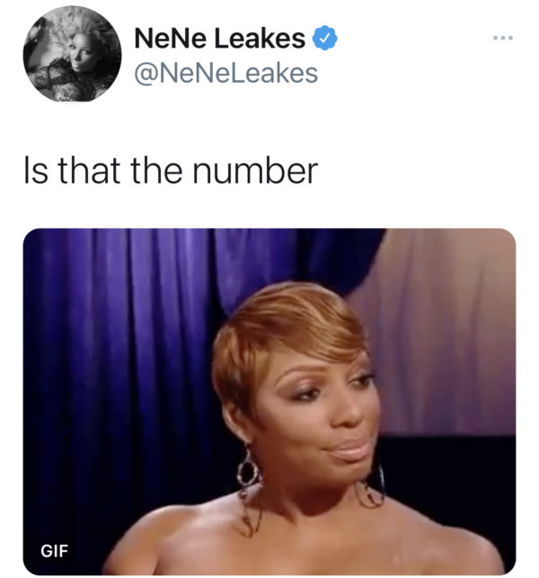 ‘Is She Shading the Ratings or Jamal Number?’: Nene Leakes’ New Tweet About ‘Numbers’ Has Fans Puzzled