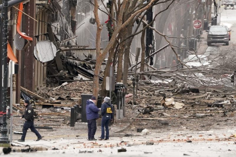US officials say suspect in Nashville explosion died in blast