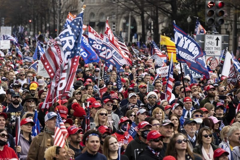 Thousands gather in D.C. to protest Trump election loss