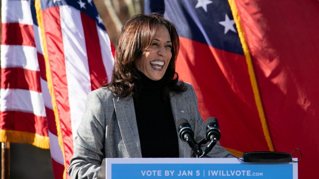 Kamala Harris says ‘what we did in November, we can do again’ at Georgia rally