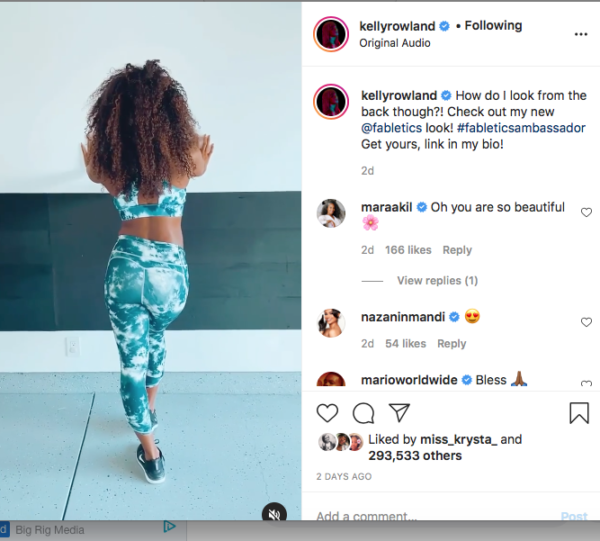 ‘She Doesn’t Even Look Pregnant from the Back’: Kelly Rowland Fans Forgot She Was Pregnant Until She Turned Around