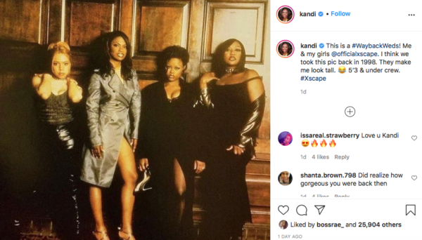 ‘How Are You the Tallest of Them All?’: Kandi Burruss Posts Throwback Photo of Xscape and Pokes Fun at Group Mates’ Heights