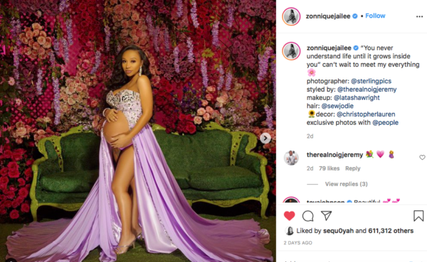 ‘This Is How Extra One Needs to be’: Fans Floored by Zonnique Pullins’ Floral-Themed Maternity Shoot