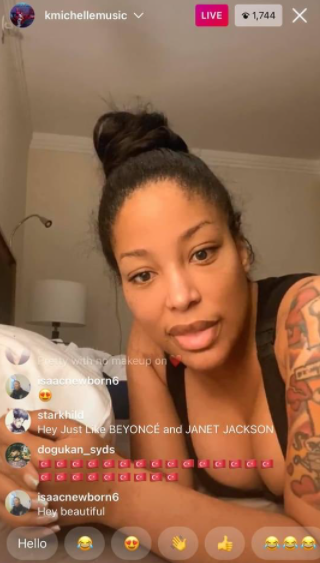 Harpo Who This Woman: A Screenshot of K. Michelle’s Instagram Live Derails When People Don’t Recognize Her