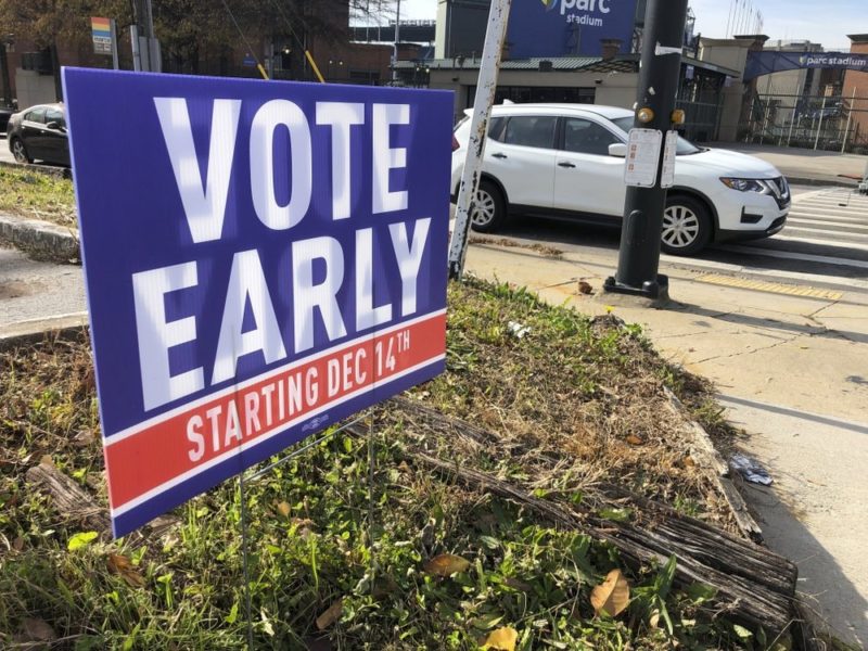Early in-person voting begins in Georgia Senate runoffs