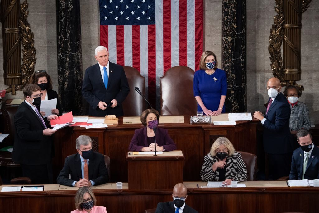 All Hell Is Breaking Loose At The Capitol While Congress Meets To Count Electoral College Votes