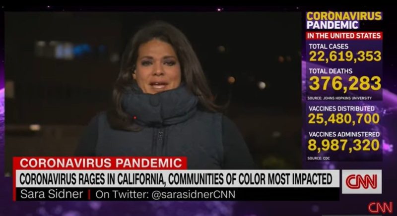 CNN’s Sara Sidner Sheds Tears Over COVID-19 Deaths In South Los Angeles