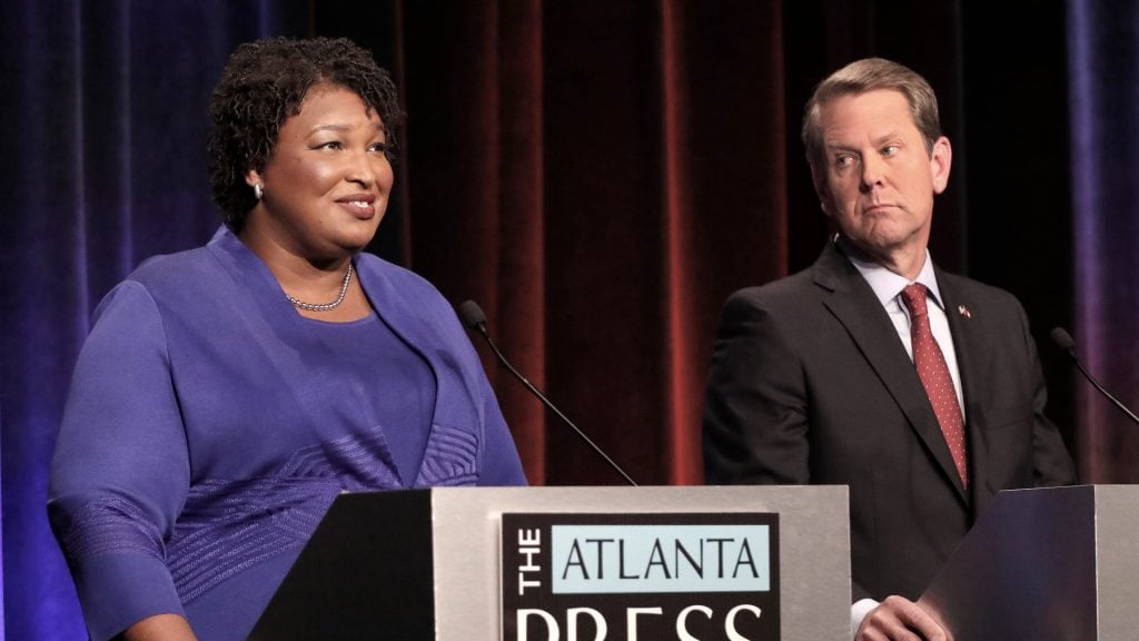 Georgia runoffs could be backdrop for possible Abrams-Kemp rematch: report