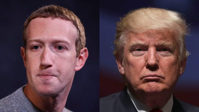 Mark Zuckerberg announces that Trump is banned indefinitely from Facebook and Instagram