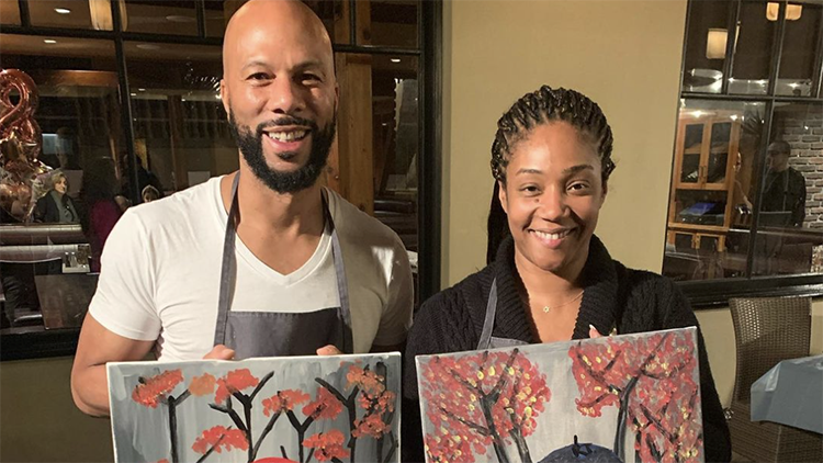 Tiffany Haddish and Common get hot and steamy with #SilhouetteChallenge