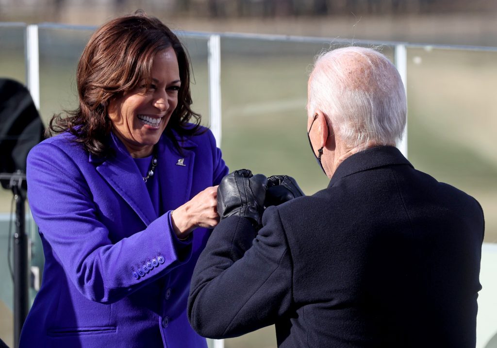 Vice President Harris swears in Senators Warnock, Ossoff and Padilla