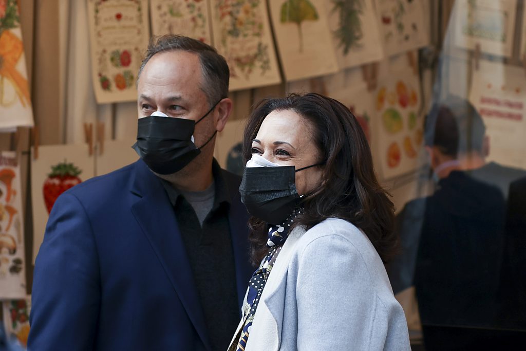 Kamala Harris and Doug Emhoff reflect on their relationship