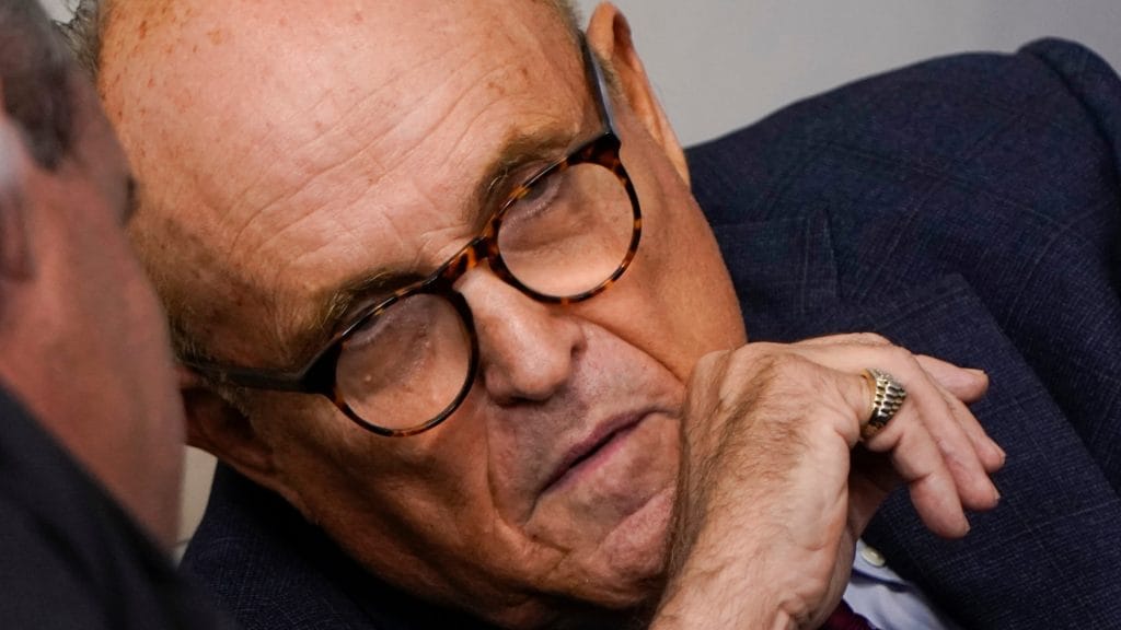 Rudy Giuliani sued by Dominion Voting for $1.3B over election fraud claims