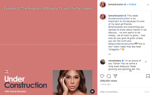‘When Does Reality TV Stop Being Reality TV and Become Reality’: Tamar Claims We TV Was Allegedly Behind Her Exit from ‘The Real,’ Not Her Co-Hosts