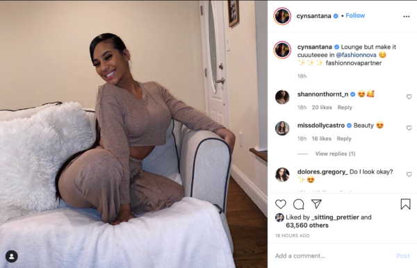 ‘Heavy on the Pretty’: Cyn Santana Lights up the ’Gram with Her Looks