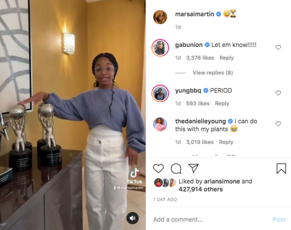 ‘I Have More Trophies’: Marsai Martin Claps Back at Troll Hating on Her Trophy Collection, Clarifies Space Is the Issue Not Her Talent