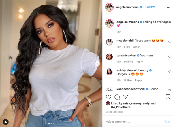 ‘Go Ahead Glow Babyyy!!!!’: Angela Simmons Stuns Fans with Latest Glam Post