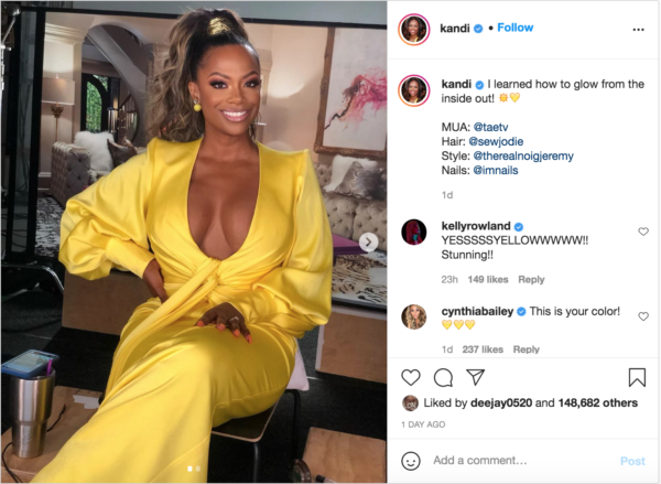 ‘That’s How You Do Yellow!’: Fans Think This Look Could Be One of Kandi Burruss’ Best Yet