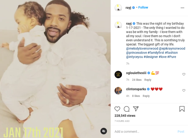 ‘All About the Kids’: Ray J Spends His 40th Birthday with Family, Says ‘That’s the Only Thing I Wanted to Do’