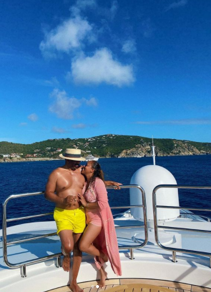 ‘Okay Steve with the Body Ody’: Steve and Marjorie Harvey Serve Up Sexy In Vacation Shot on Yacht