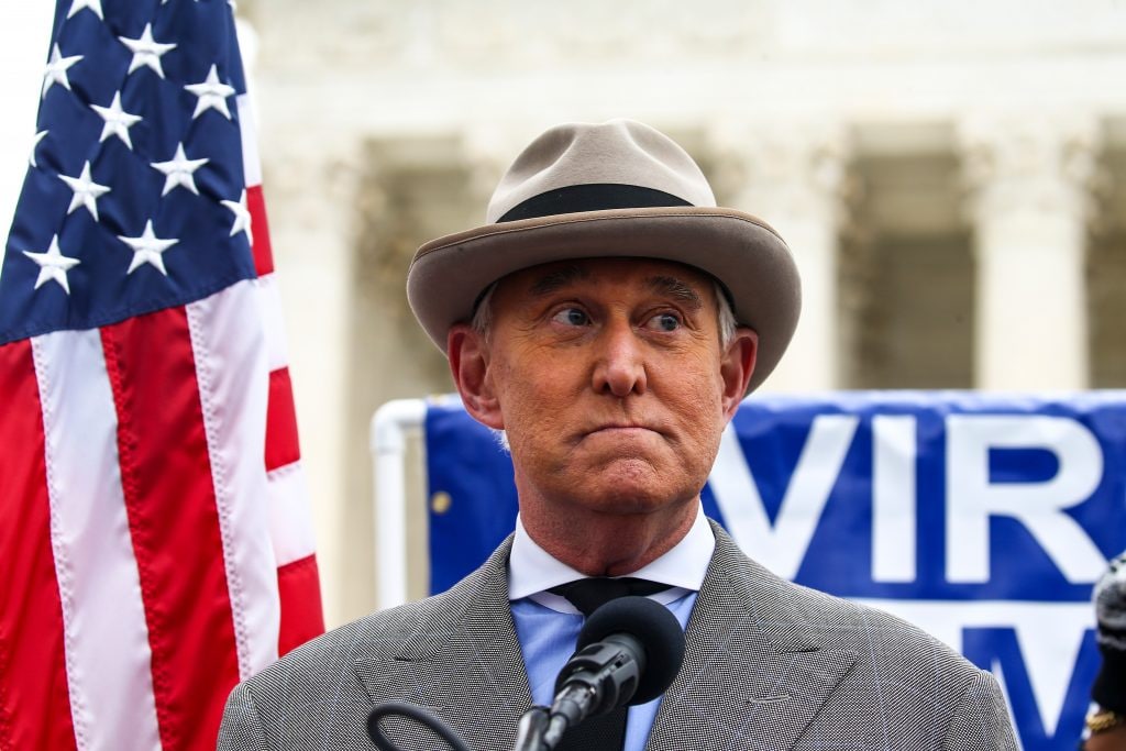 Six people who guarded Roger Stone stormed Capitol