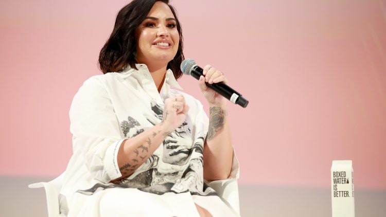 Demi Lovato slams gender reveal parties for being ‘transphobic’