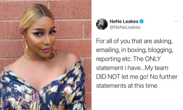 Nene Leakes Denies That She Was Dropped By Her Team After Calling Out Her Manager Over Racism, Claims She Has Emails and Text Messages