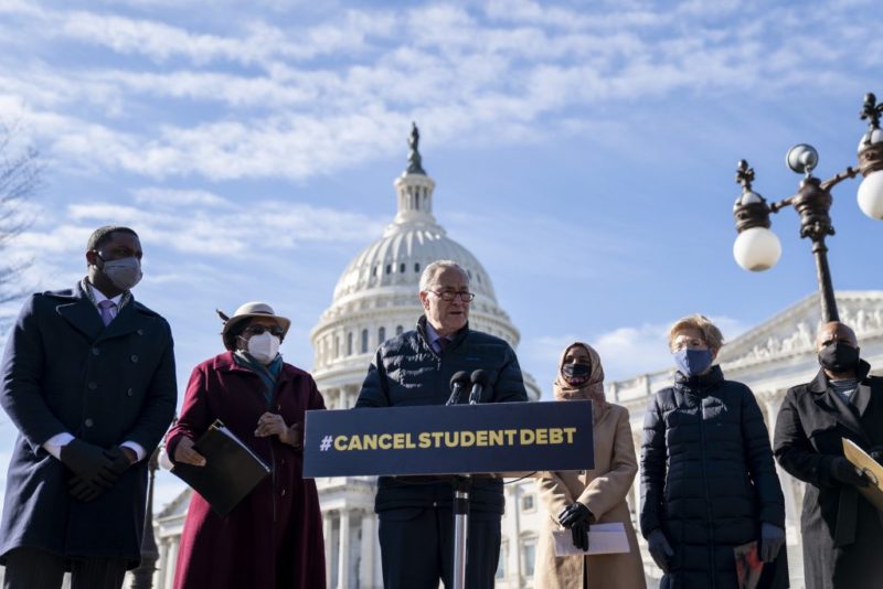 Push for Biden to cancel student loan debt could close the racial wealth gap