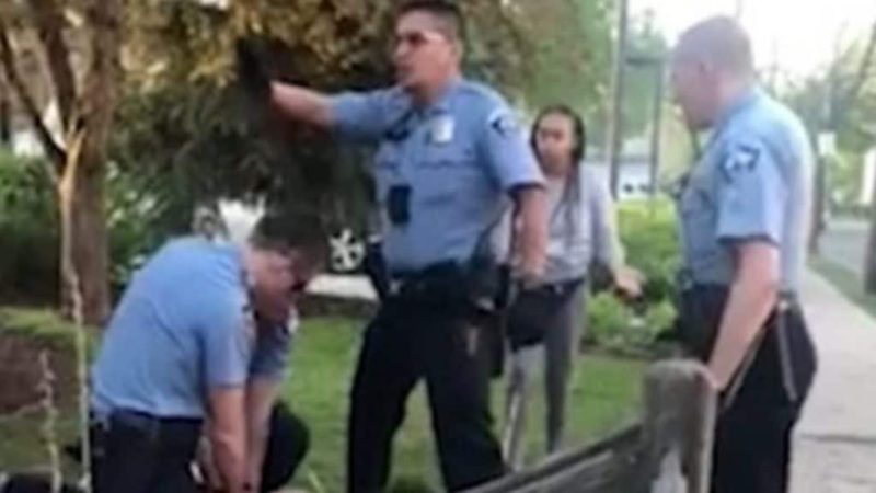 Video shows cops in Floyd death roughed up innocent man just weeks prior