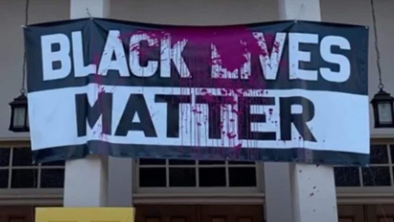 San Diego police chief requests help after BLM flags vandalized