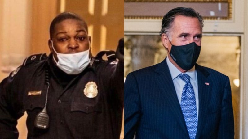 New video shows Capitol Officer Eugene Goodman saving Mitt Romney