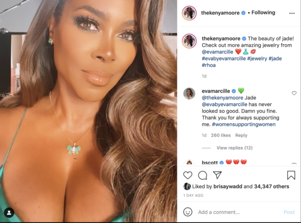 ‘I Swear You Stay Eating These Girls Up’: Kenya Moore Latest Look Causes a Frenzy Among Followers