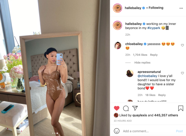 ‘Coke Bottle Bailey Everyone’: Halle Bailey Sets the Internet Ablaze While Rocking Her ICY Park Latex Body Suit