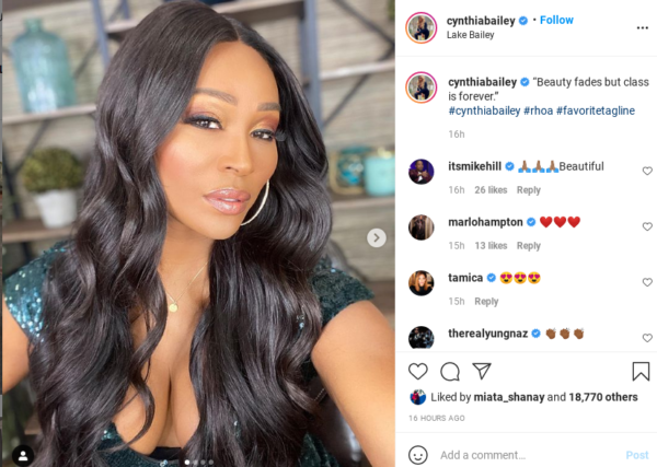 ‘Not an Auntie for Me’: Cynthia Bailey Fans Show Much Love After Latest Selfie Post