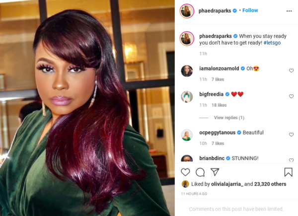 ‘Come Through Phae’: Phaedra Parks’ New Hair Sets Fans Ablaze with Excitement