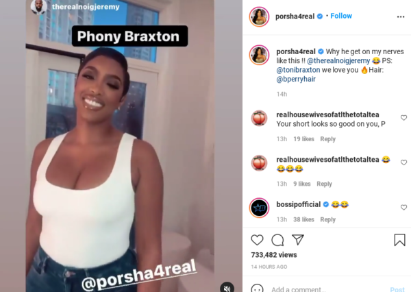 ‘Phony Braxton’: Porsha Williams’ Stylist Compares the ‘RHOA’ Star’s New Look to Singer Toni Braxton, Causing an Uproar on Social Media