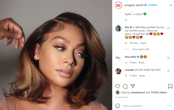 ‘That Doesn’t Even Look Like the Same Woman’: La La Anthony Flaunts New Cut and Color, Fans Are Confused