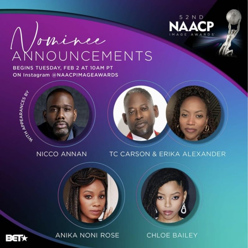 NAACP Image Awards nominees announced