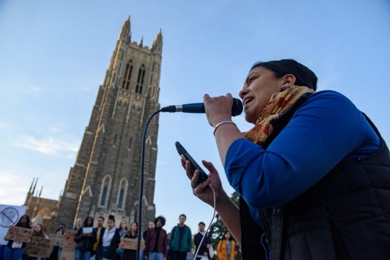 Duke University investigating after toxicology report pinned to George Floyd memorial