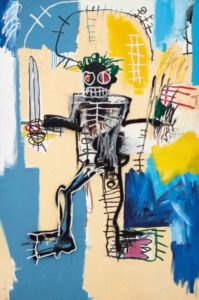 Jean-Michel Basquiat’s ‘Warrior’ painting auctioned for $41.9 million ...