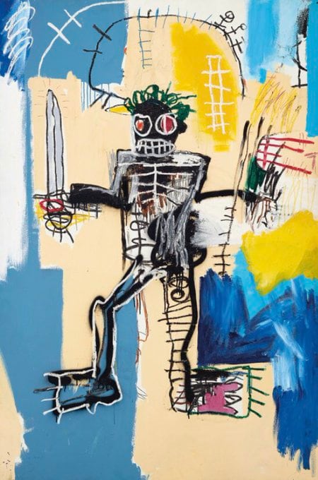 Jean-Michel Basquiat’s ‘Warrior’ painting auctioned for $41.9 million
