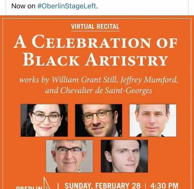 Oberlin Conservatory issues apology after promoting BHM event with all-white performers