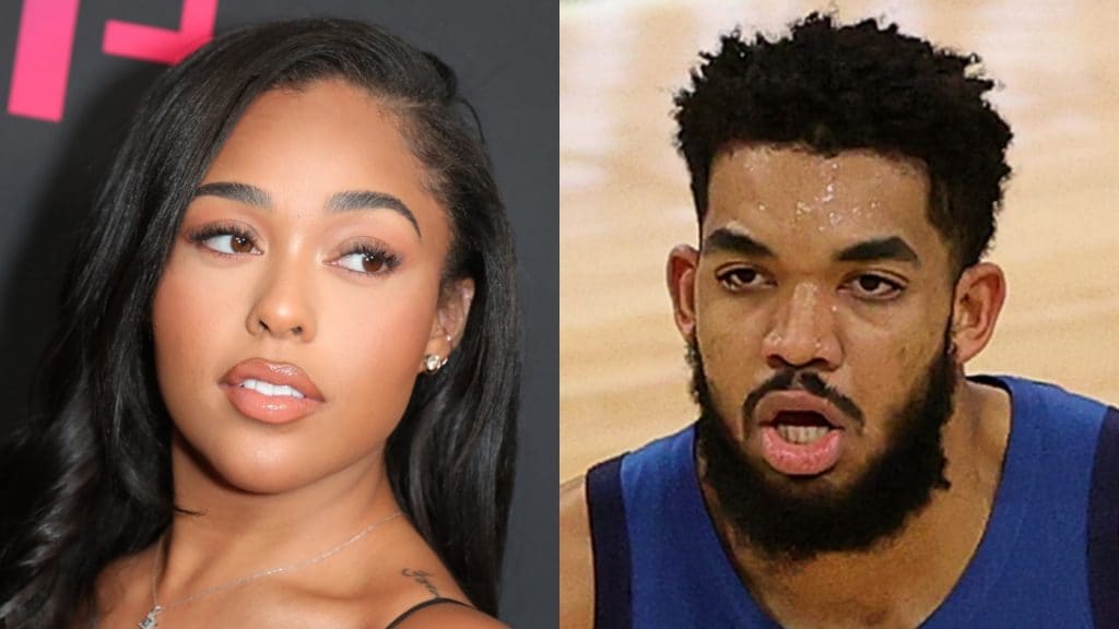 Karl Anthony-Towns surprises Jordyn Woods on her late father’s birthday