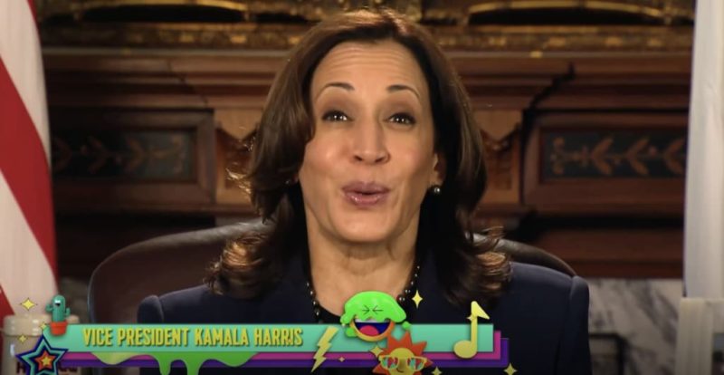 Kamala Harris honors youth in special address at Kids’ Choice Awards