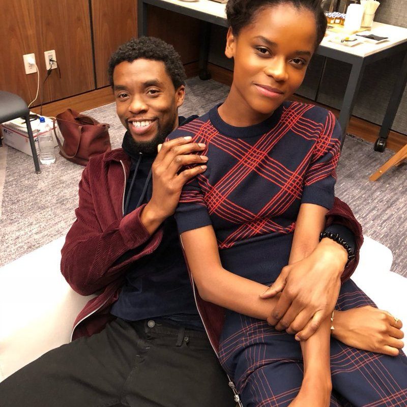 Letitia Wright pays tribute to Oscar-nominated Chadwick Boseman in British Vogue