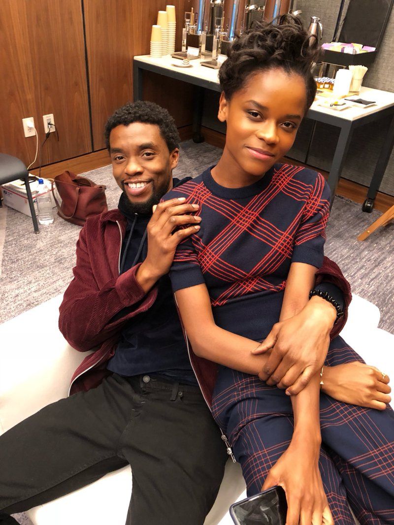 Letitia Wright pays tribute to Oscar-nominated Chadwick Boseman in British Vogue