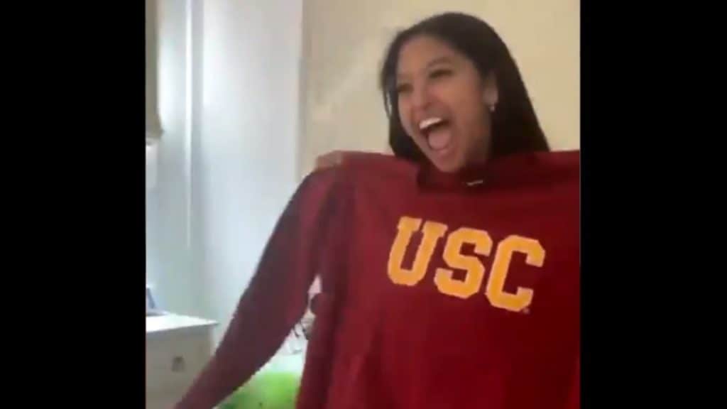Natalia Bryant celebrates USC acceptance with mom Vanessa: ‘I got in!’